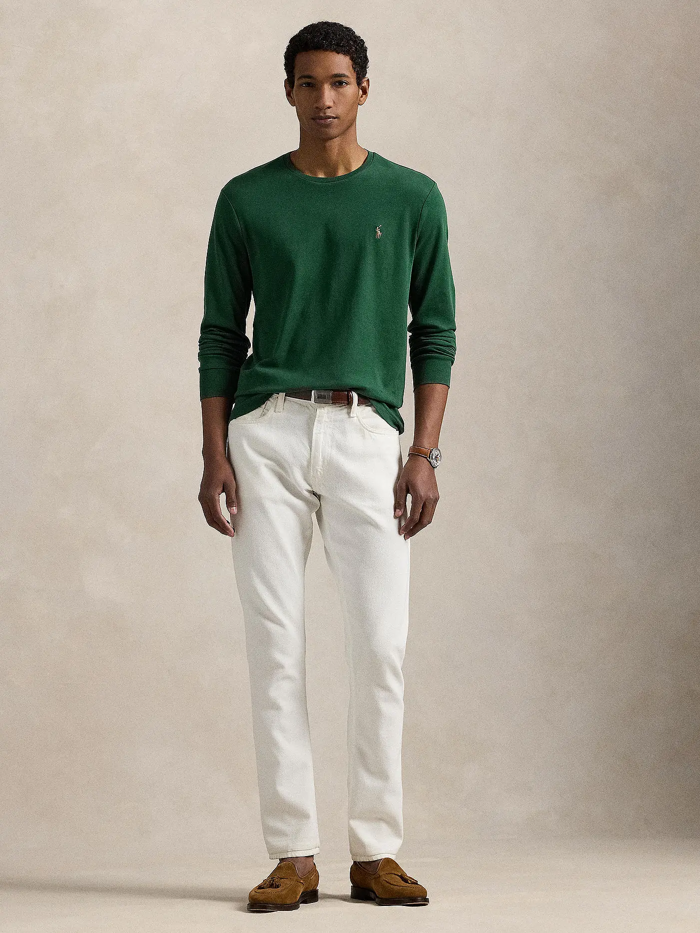 POLO RALPH LAUREN | Langarmshirt | dunkelgrün